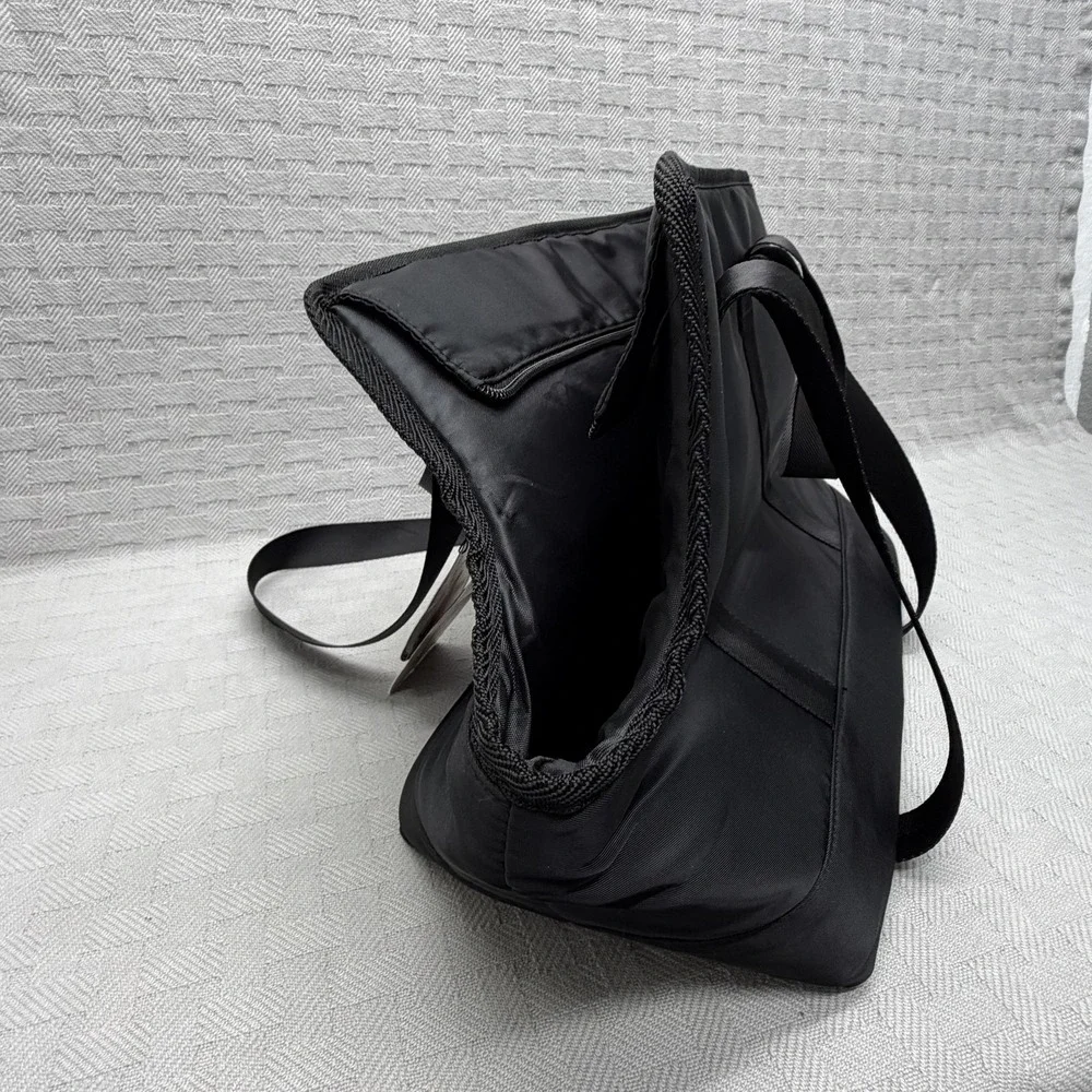 Tommy Bahama PET Purse Tote Black Polyester Pet Tote Carrier Bag Travel